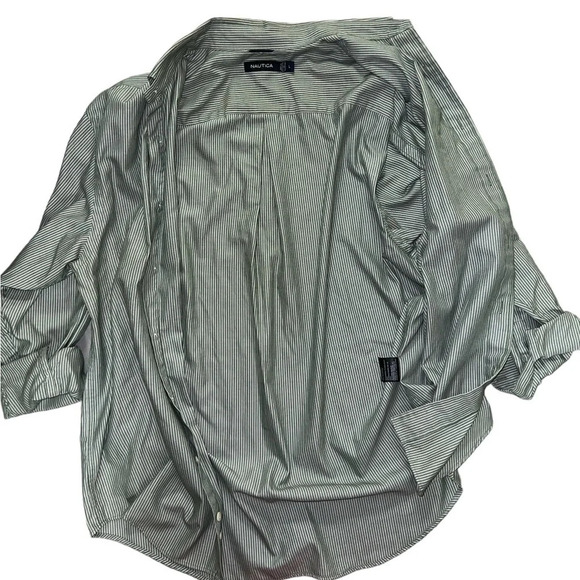 Nautica Long Sleeve Dress/Casual Shirt - Picture 2 of 11